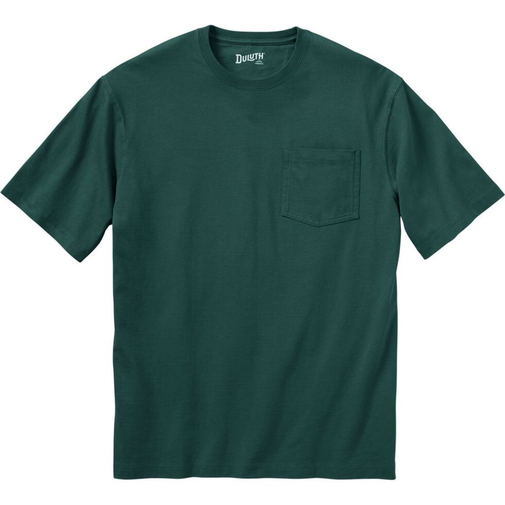 NWT Duluth Trading Longtail T Relaxed Fit Short Sleeve XXL Hunter Green